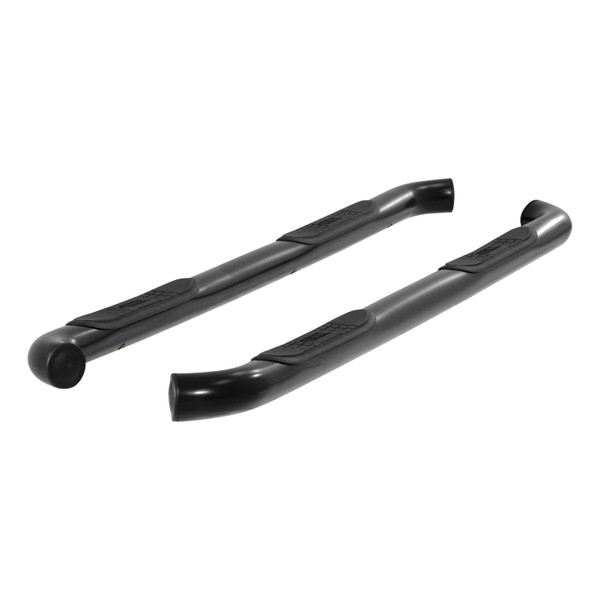 ARIES 3" Round Black Steel Side Bars, Select Toyota Tundra Step Nerf Bar Kit - ARIES
