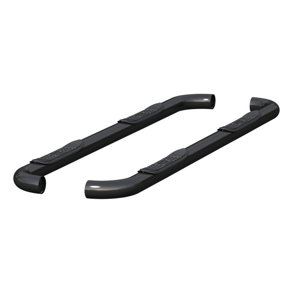 ARIES 3" Round Black Steel Side Bars, Select Dodge, Ram 1500, 2500, 3500 Step Nerf Bar Kit - ARIES