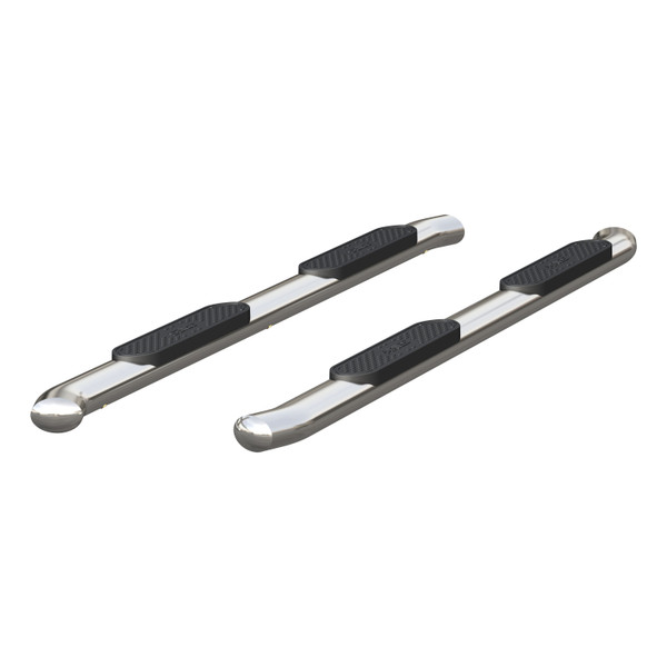 ARIES 4" Polished Stainless Oval Side Bars, Select Dodge, Ram 1500, 2500, 3500 Step Nerf Bar Kit - ARIES