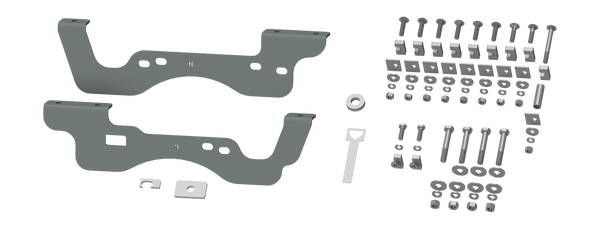2017-2023 Ford F250 & F350 B&W Custom Installation Kit For Universal Mounting Rails For Some Ford Trucks RVK2406 - B&W Trailer Hitches