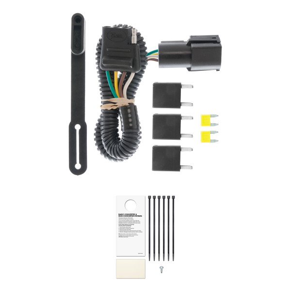 CURT Custom 4-Flat, Select Freestar, Monterey, Fits w/o OE Plug behind Bumper Trailer Connector Kit - CURT