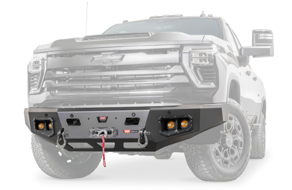 Warn 110912 Ascent HD Winch Bumper Silverado HD Prerunner Guard