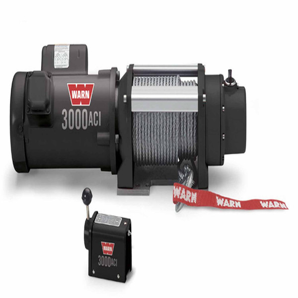 Warn 93000 3000lb 115V AC Utility Winch Steel Cable - WARN