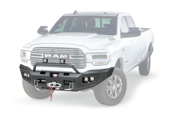 Warn 104256 Ascent Winch Bumper Black Steel RAM HD