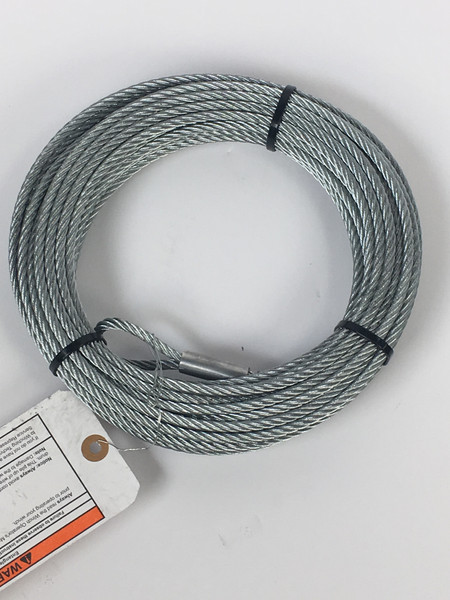 Warn 100972 Winch Cable 7/32 x 50 Galvanized Wire Rope - WARN