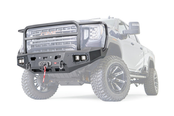 Warn 107178 Ascent HD Winch Bumper GMC 2500/3500 Steel Construction - WARN