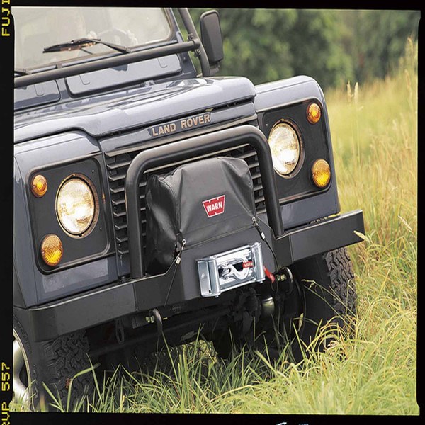 Warn 13917 Winch Cover Nylon Backed Vinyl Off-Road Vehicle Protection - WARN