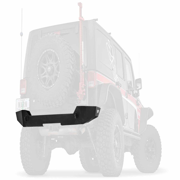 Warn 89525 Rear Bumper Jeep JK Steel Powder Coated - WARN