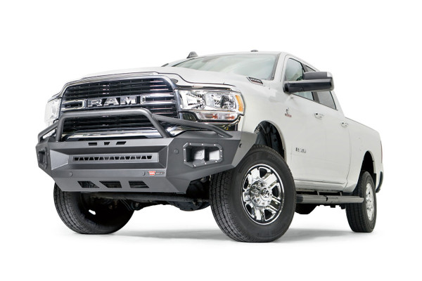 Warn 107284 Ascent XP Front Bumper Ram 2500/3500 Black Steel