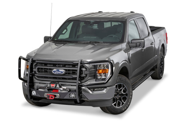 Warn 107685 Grille Guard Kit Ford F150 Black Steel