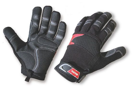 Warn 91650 Work Gloves Impact-Resistant Synthetic Leather - WARN