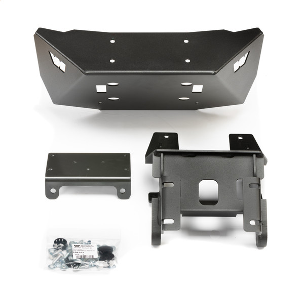 Warn 106750 Winch Bumper Steel Black Powder Coated - WARN