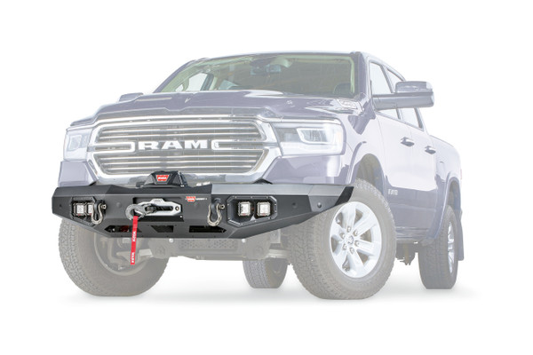 Warn 103638 Ascent Winch Bumper Ram 1500 Steel Black - WARN