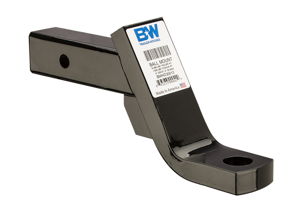 B&W 16000 4" Drop  Balls, Adjustable Ball Mount Hitch for 2" Receivers BQVLBMHD30012 - B&W Trailer Hitches