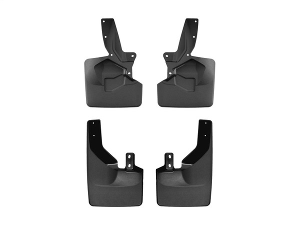 WeatherTech MudFlap No-Drill DigitalFit MudFlap Kit; Black 110148-120148 - Weathertech