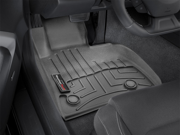 WeatherTech FloorLinerTM DigitalFit; Black; Front 449011