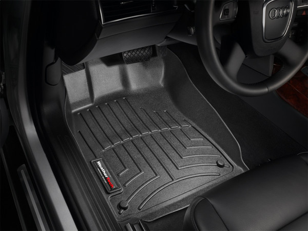 WeatherTech FloorLinerTM DigitalFit; Black; Front 442191