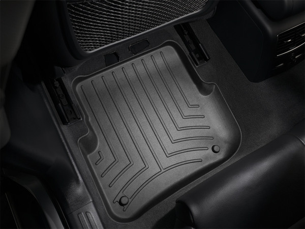 WeatherTech FloorLinerTM DigitalFit; Black; Rear; 2 Pieces 442192