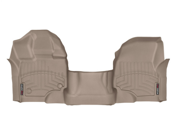WeatherTech FloorLinerTM DigitalFit; Tan; Front; Over The Hump 457931 - Weathertech