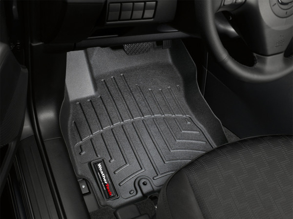 WeatherTech FloorLinerTM DigitalFit; Black; Front 442741