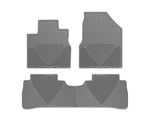 WeatherTech All Weather Floor Mats; Gray; Front and Rear WTNG220221 - Weathertech
