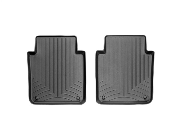 WeatherTech FloorLinerTM DigitalFit; Black; Rear; 2 Pieces 442203
