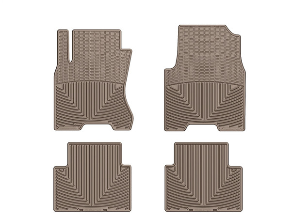 WeatherTech All Weather Floor Mats; Tan; Front and Rear WTNT216217 - Weathertech