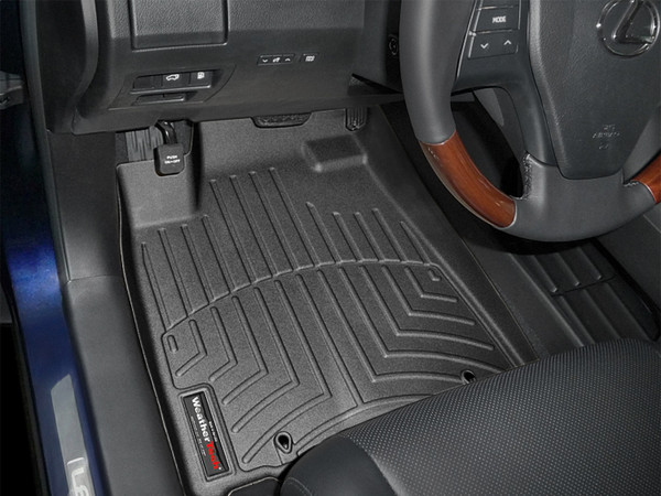 WeatherTech FloorLinerTM DigitalFit; Black; Front 442291