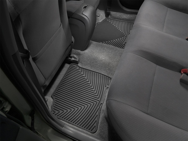 WeatherTech All Weather Floor Mats; Black; Rear W130 - Weathertech