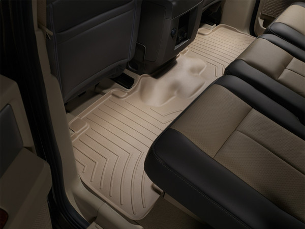 WeatherTech FloorLinerTM DigitalFit; Tan; Rear 451072 - Weathertech