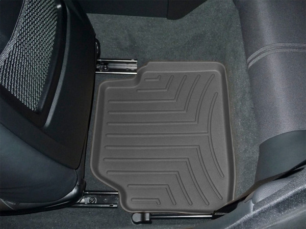 WeatherTech FloorLinerTM DigitalFit; Black; Rear; 2 Pieces 441463