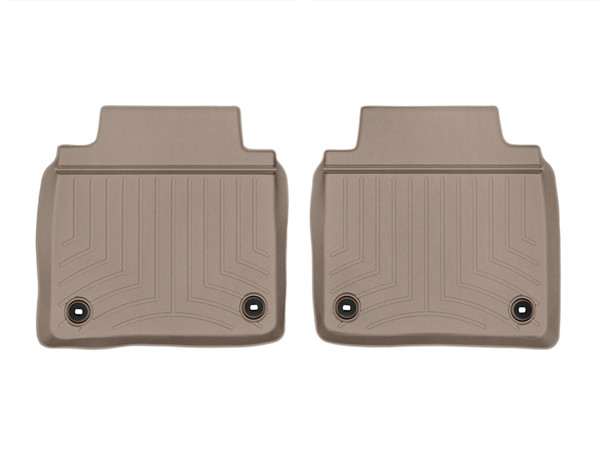 WeatherTech FloorLinerTM DigitalFit; Tan; Rear; 2 Piece 455143 - Weathertech