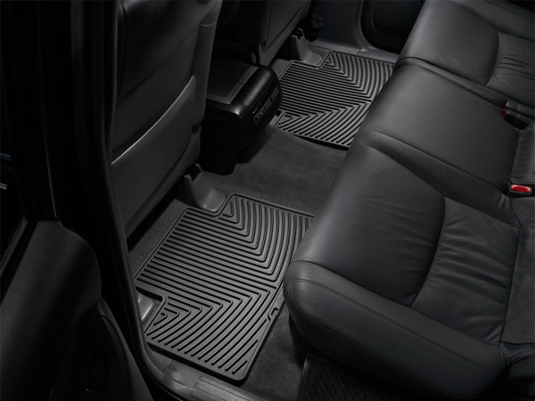 WeatherTech All Weather Floor Mats; Black; Rear W136 - Weathertech