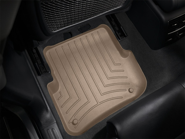 WeatherTech FloorLinerTM DigitalFit; Tan; Rear; 2 Piece 452192
