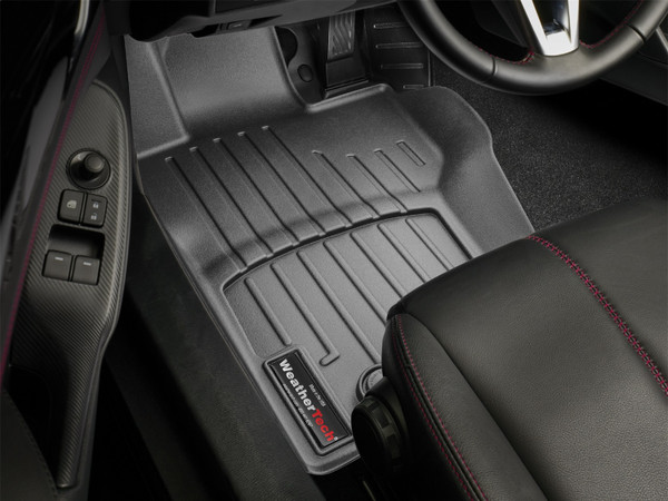WeatherTech FloorLinerTM DigitalFit; Black; Front 448471