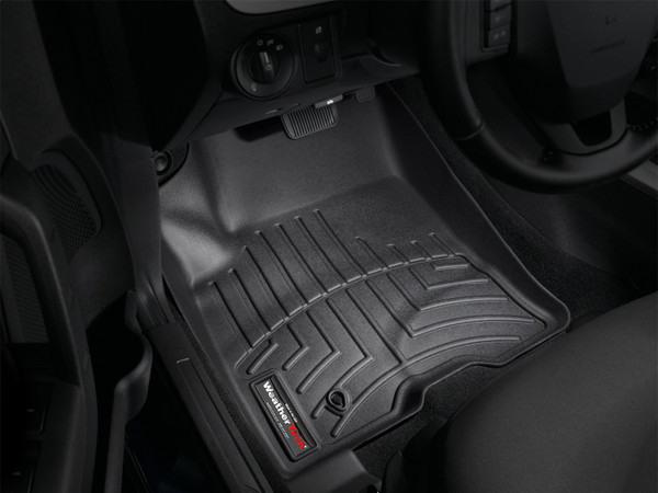 WeatherTech FloorLinerTM DigitalFit; Black; Front 441901