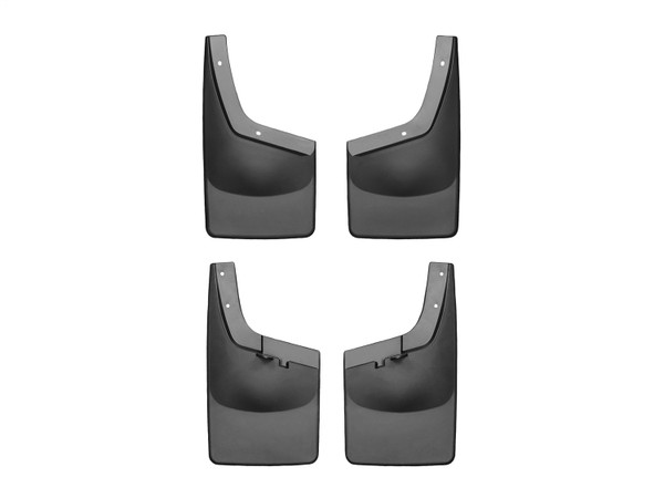 WeatherTech MudFlap No-Drill DigitalFit MudFlap Kit; Black 110020-120020 - Weathertech