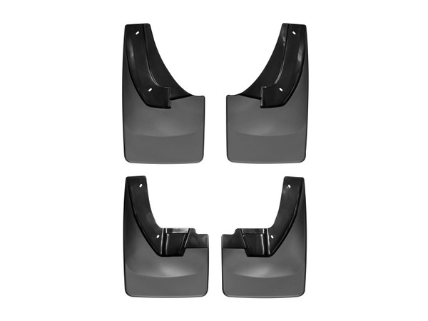 WeatherTech MudFlap No-Drill DigitalFit MudFlap Kit; Black 110026-120026 - Weathertech