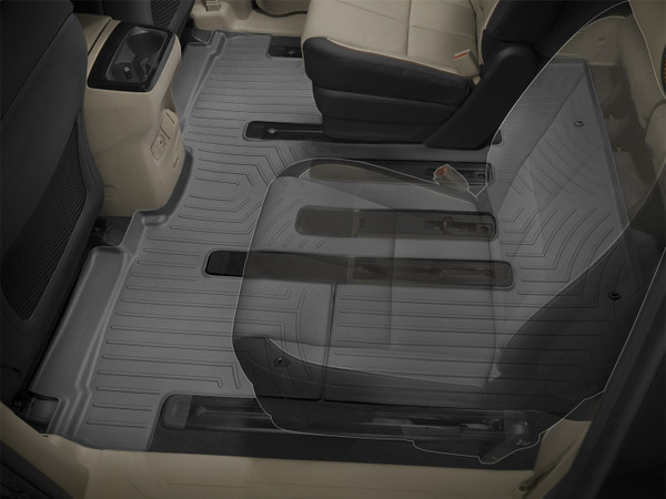 WeatherTech FloorLinerTM DigitalFit; Black; Rear 447092 - Weathertech