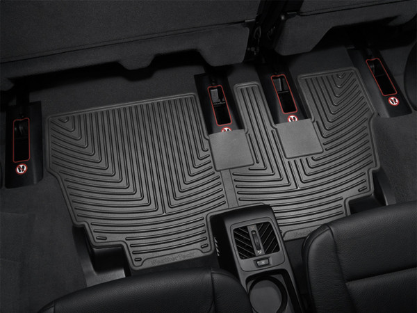 WeatherTech All Weather Floor Mats; Black; Third Row W145