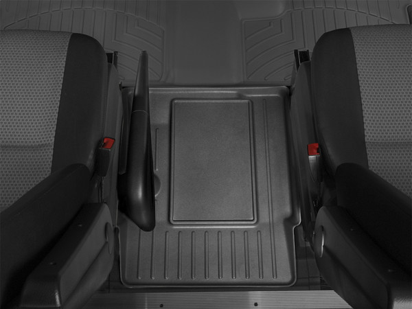 WeatherTech FloorLinerTM DigitalFit; Black; Rear; Center Aisle 442492 - Weathertech