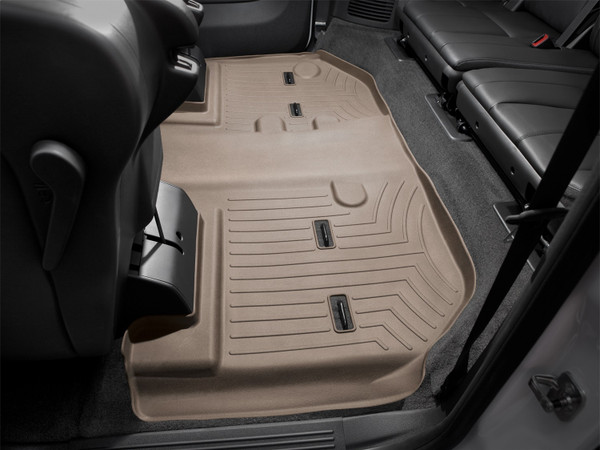 WeatherTech FloorLinerTM DigitalFit; Tan; Third Row 452354