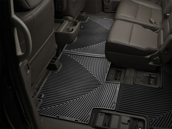 WeatherTech All Weather Floor Mats; Black; Rear W212 - Weathertech