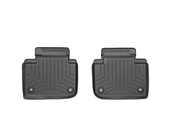 WeatherTech FloorLinerTM DigitalFit; Black; Rear; 2 Pieces 444552