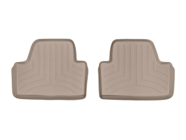 WeatherTech FloorLinerTM DigitalFit; Tan; Rear; 2 Piece 455603