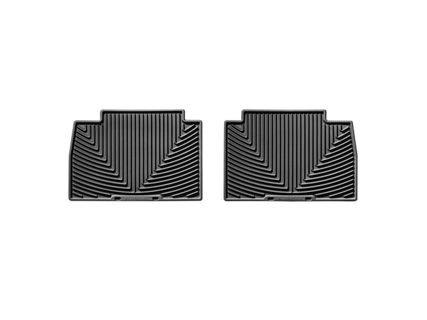 WeatherTech All Weather Floor Mats; Black; Rear W185 - Weathertech