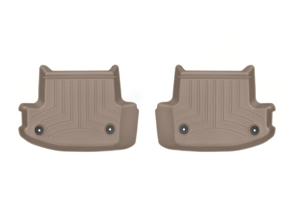 WeatherTech FloorLinerTM DigitalFit; Tan; Rear; 2 Piece 459373