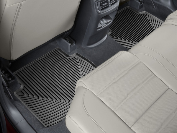 WeatherTech All Weather Floor Mats; Black; Rear W420