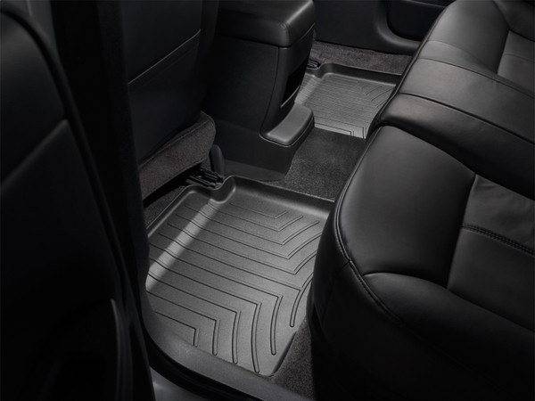 WeatherTech FloorLinerTM DigitalFit; Black; Rear; 2 Pieces 441242 - Weathertech