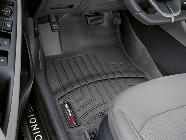 WeatherTech FloorLinerTM DigitalFit; Black; Front 4411151 - Weathertech